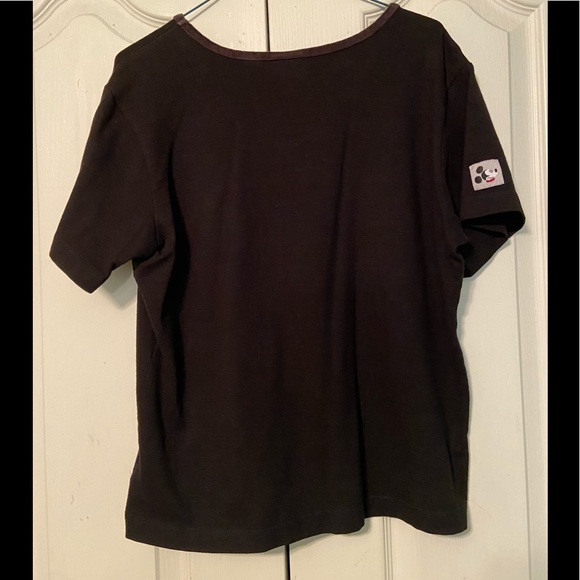 Ladies Disney Store V-Neck Mickey Mouse Top Size L - Picture 2 of 5